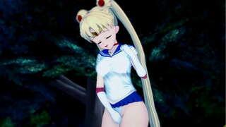 Sailor Moon fërkon dhe gishtat e saj pidhi derisa ajo orgasms. Sailor Moon fërkon dhe gishtat e saj pidhi derisa ajo orgasms.