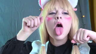 ���านิลา Nekopara ขี่ไอ้จ้อนใหญ่แล้ว squirts