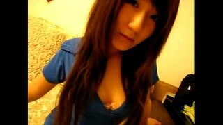 Cantik asian cah ayu nggunakake timun