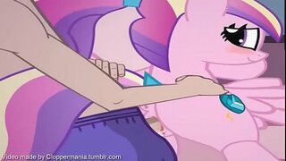 Cadance hatt en hard natt full av sex - My Little Pony